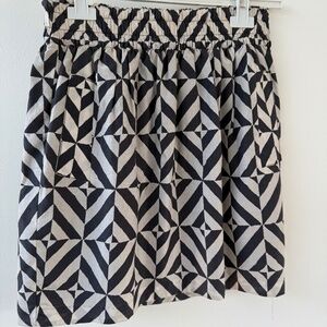 Club Monaco silk blend skirt